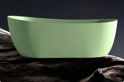 AeroStone™ Deep Oval Freestanding Solid Surface Bathtub