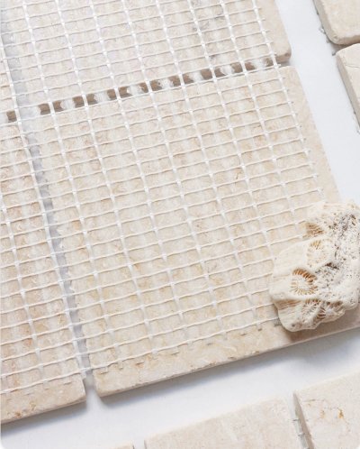 18RML RomaLime™ Natural Limestone Mosaic Tiles