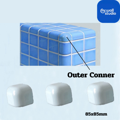 Mist Gray Arc Brick Series (Glossy)