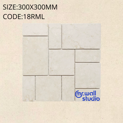 18RML RomaLime™ Natural Limestone Mosaic Tiles