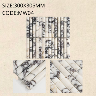 MW04 Convex Stone Mosaic