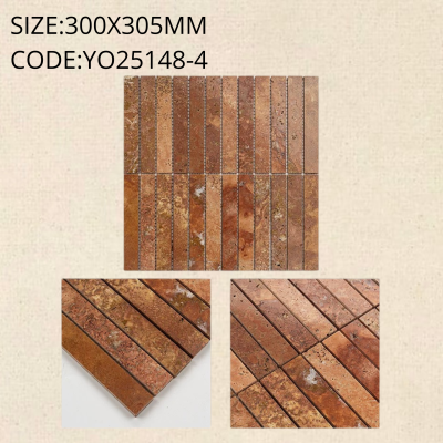 Y025148-4 Stone Stripe Mosaic