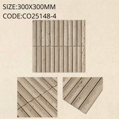C025148-4 Stone Concave Mosaic