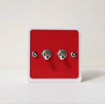 สวิตช์ไฟดีไซน์วินเทจ แผงอะคริลิกหลากสีสันสไตล์โดปามีน พร้อมก้านโยกสุดคลาสสิก แบบ 3 สวิตช์ ควบคุมทางเดียวและสองทาง