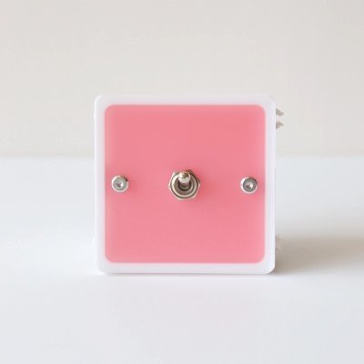 สวิตช์ไฟดีไซน์วินเทจ แผงอะคริลิกหลากสีสันสไตล์โดปามีน พร้อมก้านโยกสุดคลาสสิก แบบ 3 สวิตช์ ควบคุมทางเดียวและสองทาง