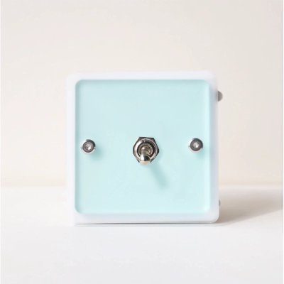 สวิตช์ไฟดีไซน์วินเทจ แผงอะคริลิกหลากสีสันสไตล์โดปามีน พร้อมก้านโยกสุดคลาสสิก แบบ 3 สวิตช์ ควบคุมทางเดียวและสองทาง