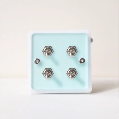 สวิตช์ไฟดีไซน์วินเทจ แผงอะคริลิกหลากสีสันสไตล์โดปามีน พร้อมก้านโยกสุดคลาสสิก แบบ 3 สวิตช์ ควบคุมทางเดียวและสองทาง