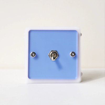 สวิตช์ไฟดีไซน์วินเทจ แผงอะคริลิกหลากสีสันสไตล์โดปามีน พร้อมก้านโยกสุดคลาสสิก แบบ 3 สวิตช์ ควบคุมทางเดียวและสองทาง