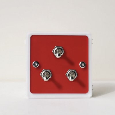 สวิตช์ไฟดีไซน์วินเทจ แผงอะคริลิกหลากสีสันสไตล์โดปามีน พร้อมก้านโยกสุดคลาสสิก แบบ 3 สวิตช์ ควบคุมทางเดียวและสองทาง