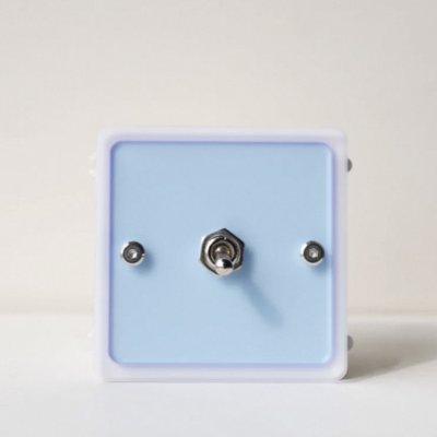 สวิตช์ไฟดีไซน์วินเทจ แผงอะคริลิกหลากสีสันสไตล์โดปามีน พร้อมก้านโยกสุดคลาสสิก แบบ 3 สวิตช์ ควบคุมทางเดียวและสองทาง