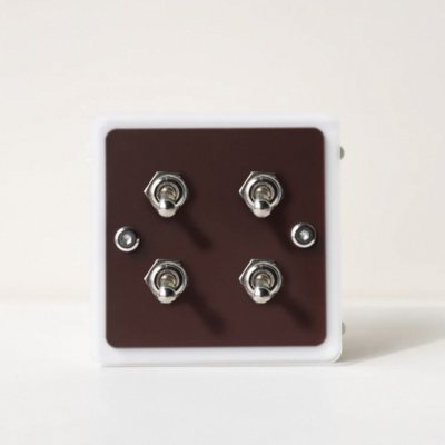 สวิตช์ไฟดีไซน์วินเทจ แผงอะคริลิกหลากสีสันสไตล์โดปามีน พร้อมก้านโยกสุดคลาสสิก แบบ 3 สวิตช์ ควบคุมทางเดียวและสองทาง