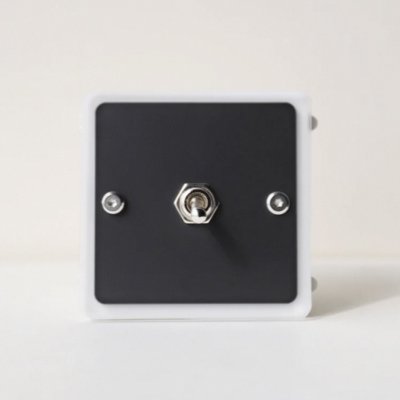 สวิตช์ไฟดีไซน์วินเทจ แผงอะคริลิกหลากสีสันสไตล์โดปามีน พร้อมก้านโยกสุดคลาสสิก แบบ 3 สวิตช์ ควบคุมทางเดียวและสองทาง