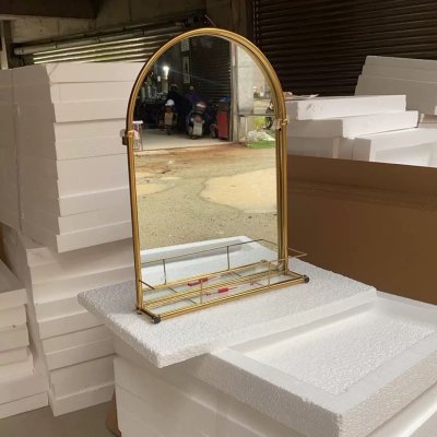Vintage curved mirror