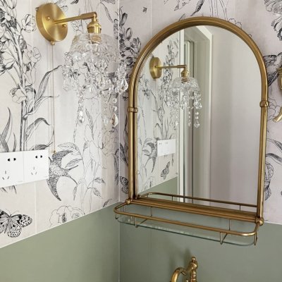 Vintage curved mirror Vintage curved mirror