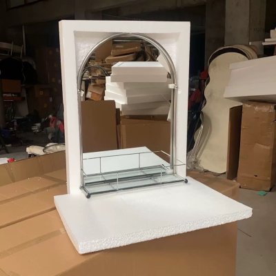 Vintage curved mirror