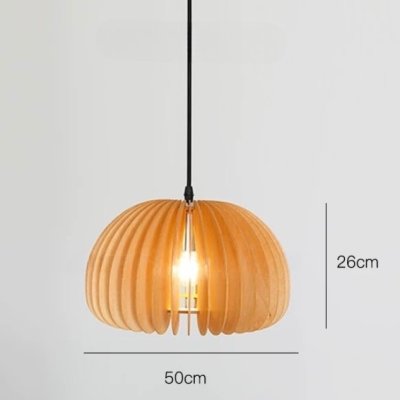 โคมไฟแขวนเพดาน ดีไซน์ไม้สไตล์มินิมอล