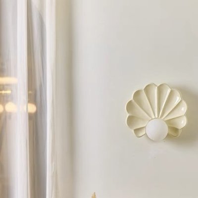 โคมไฟติดผนังรูปทรงหอยเชลล์ไข่มุก โคมไฟติดผนังรูปทรงหอยเชลล์ไข่มุก