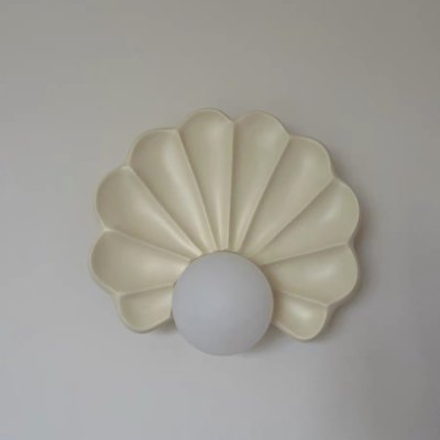 โคมไฟติดผนังรูปทรงหอยเชลล์ไข่มุก โคมไฟติดผนังรูปทรงหอยเชลล์ไข่มุก