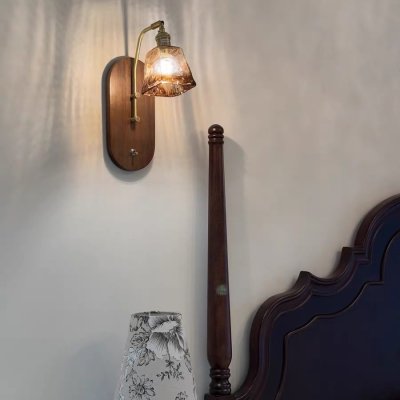 โคมไฟติดผนังไม้จริงสไตล์วินเทจแบบญี่ปุ่น โคมไฟติดผนังไม้จริงสไตล์วินเทจแบบญี่ปุ่น