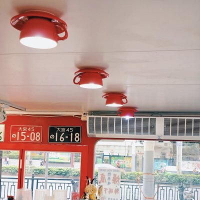 โคมไฟเพดาน LED ทรงถ้วยกาแฟ สไตล์มินิมอลพาสเทล แต่งร้านให้หวานละมุน หรือสร้างมุมโปรดในบ้านให้น่ารักไม่ซ้ำใคร  ️ ดีไซน์ถ้วยกาแฟสุดครีเอทีฟ ️ สีพาสเทลมาการองหวานละมุน