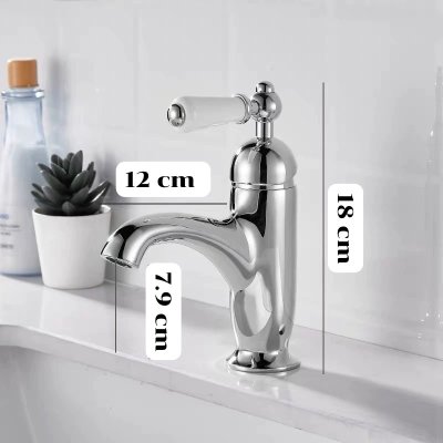 Vintage-Style Basin Chrome