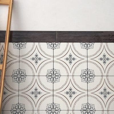 Charming Vintage Cream Floral Tiles – Sweet and Refreshing Look!