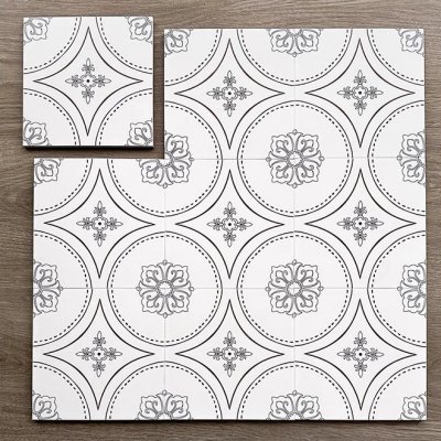 Charming Vintage Cream Floral Tiles – Sweet and Refreshing Look!