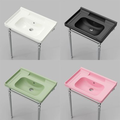 อ่างล้างหน้าสีพาสเทล