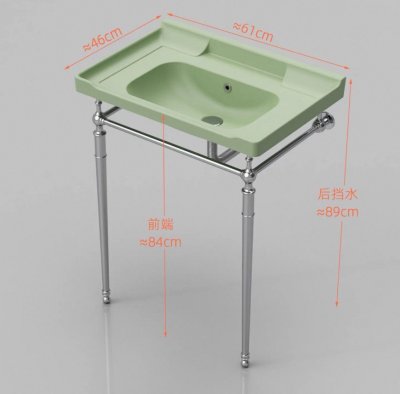 อ่างล้างหน้าสีพาสเทล