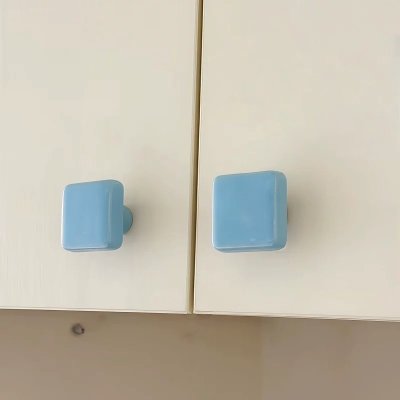 Minimal square cabinet handles