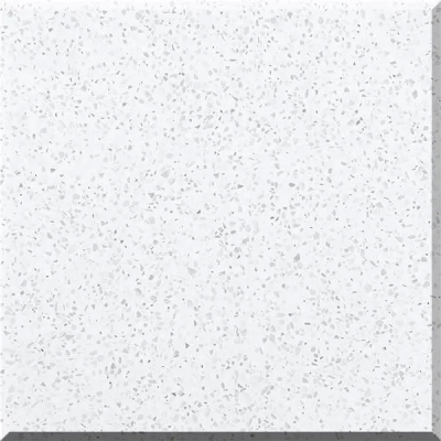 Drill White Terrazzo