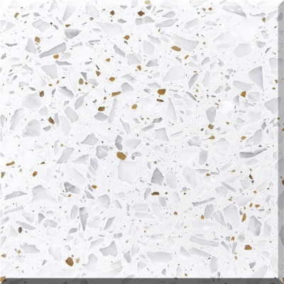 Snow Shadow Yellow Day Terrazzo