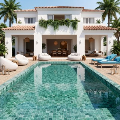 697015 Laguna Series™ Pool Mosaic Tiles