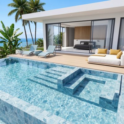 97YG1 Laguna Series™ Pool Mosaic Tiles