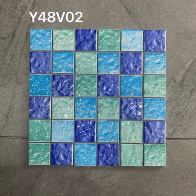 Y48V02 Reef Series™ Pool Mosaic Tiles
