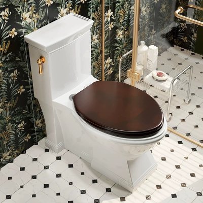 Vintage WC with Wood Lid