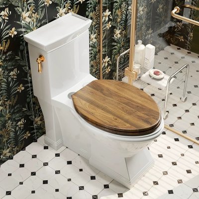 Vintage WC with Wood Lid