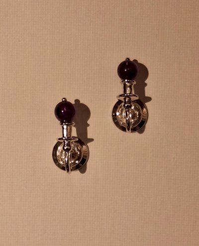 Amethyst earring