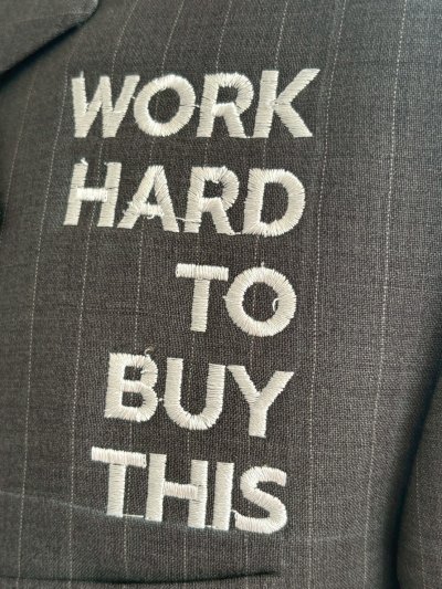 work hard to buy this