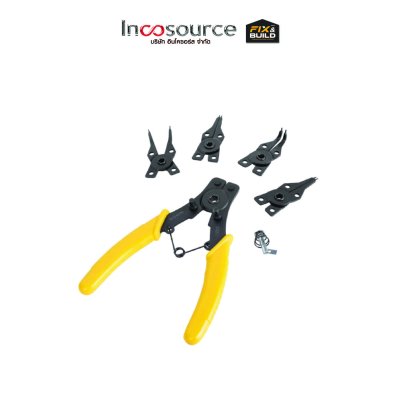 EDL104506 DELI+ คีมหนีบ-ถ่าง4 หัว มัลติฟังชั่น 6"