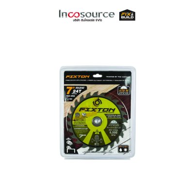 ใบเลื่อยวงเดือน 7"*24T แบบเรียบ FIXTON+