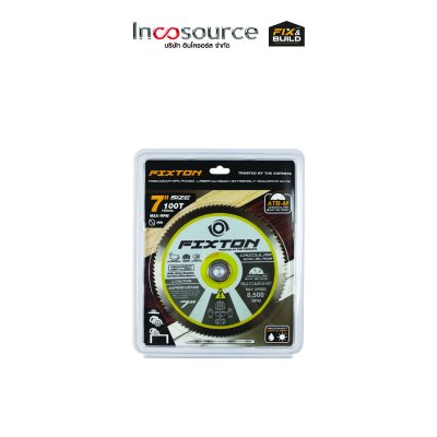 ใบเลื่อยวงเดือน 7"*100T แบบเรียบ FIXTON+