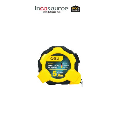 EDL3797Y DELI+ ตลับเมตรล็อคAuto 5m*25mm