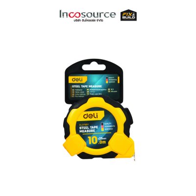 EDL3799Y DELI+ ตลับเมตร 10Mx25mm