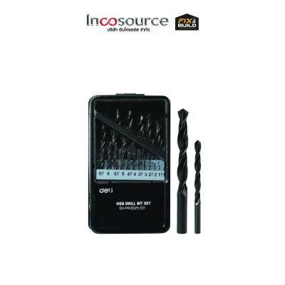 EDH-MHZ025-ED1 DELI+ชุดดอกเจาะเหล็ก25ตัว