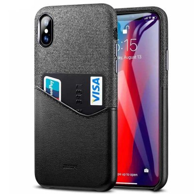 ESR iPhone 11 Pro Metro Wallet Case - Black+Black