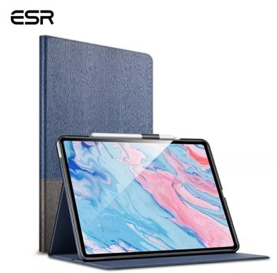 ESR Urban Premium Slim Folio Case with Pencil Holder for iPad Pro 12.9 (2020) - Knight