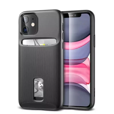 ESR iPhone 11 Pro Max Wallet Armor Case - Black