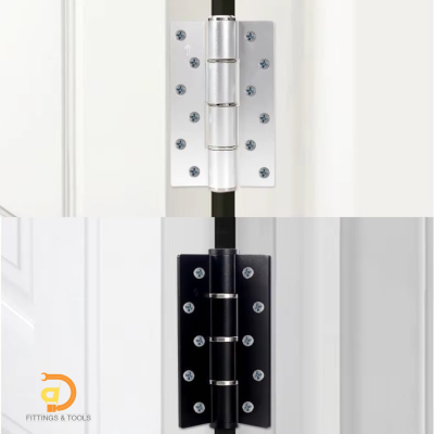 บานพับประตูมีโช้คอลูมิเนียมอัลลอย 5 นิ้ว ตั้งค้างได้ 1 ชิ้น (5" Aluminum Alloy Hydraulic Hinge with Hold-Open Function, 1 piece)