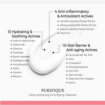 PURIFIQUE | Ultra Hydrating & Purifying Cleanser 100 ml.